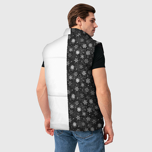 Мужской жилет Дедушка Мороз / 3D-Черный – фото 4