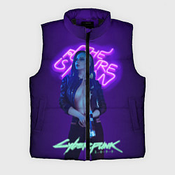 Мужской жилет Cyberpunk 2077 V, цвет: 3D-черный