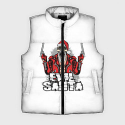 Мужской жилет Злой Санта, цвет: 3D-светло-серый