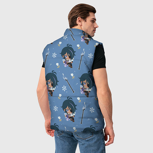 Мужской жилет Genshin Impact / 3D-Черный – фото 4