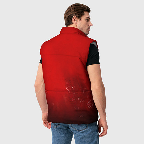 Мужской жилет КИБЕРПАНК 2077 / 3D-Светло-серый – фото 4