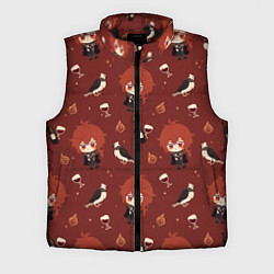 Мужской жилет Genshin Impact, цвет: 3D-черный