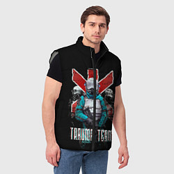 Мужской жилет CYBERPUNK TRAUMA TEAM, цвет: 3D-светло-серый — фото 2