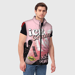 Мужской жилет BLACKPINK ICE CREAM, цвет: 3D-красный — фото 2