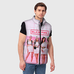 Мужской жилет BLACKPINK, цвет: 3D-черный — фото 2