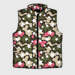 Мужской жилет Позитивный камуфляж, цвет: 3D-черный