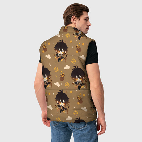 Мужской жилет Чиби Чжун Ли / 3D-Черный – фото 4