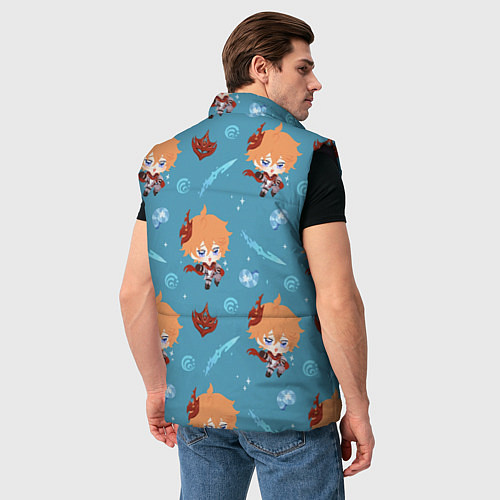 Мужской жилет Чиби Чайльд / 3D-Черный – фото 4