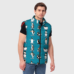 Мужской жилет Пингвина на заярдке, цвет: 3D-красный — фото 2