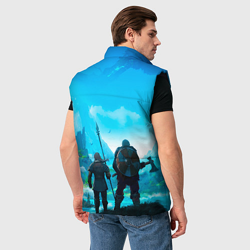 Мужской жилет Вальгала / 3D-Черный – фото 4