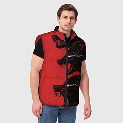 Мужской жилет Evil Wolves, цвет: 3D-красный — фото 2