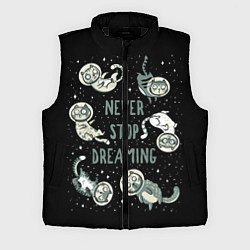 Мужской жилет Коты в Космосе Мечтай