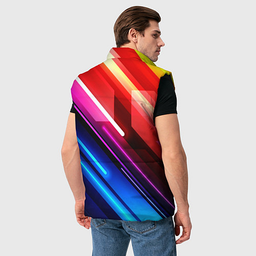 Мужской жилет НЕОН / 3D-Черный – фото 4