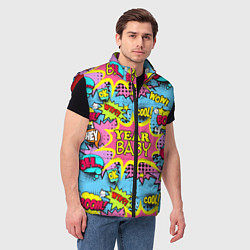 Мужской жилет Year baby Pop art print, цвет: 3D-красный — фото 2