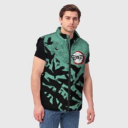 Мужской жилет DEMON SLAYER KIMETSU NO YAIBA, цвет: 3D-черный — фото 2