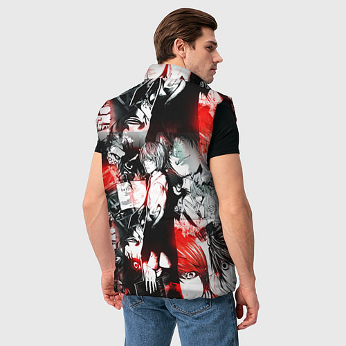 Мужской жилет ТЕТРАДЬ СМЕРТИ / 3D-Черный – фото 4