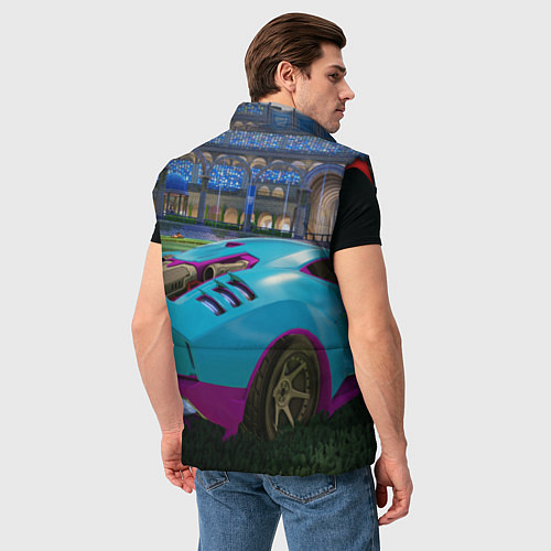 Мужской жилет Rocket League / 3D-Красный – фото 4