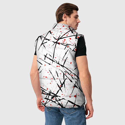 Мужской жилет ТЕТРАДЬ СМЕРТИ / 3D-Черный – фото 4