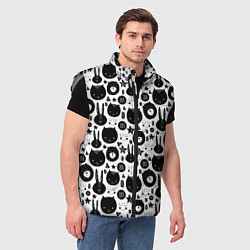 Мужской жилет Мультяшки, цвет: 3D-светло-серый — фото 2