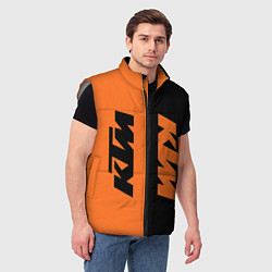 Мужской жилет KTM КТМ Z, цвет: 3D-светло-серый — фото 2