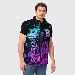 Мужской жилет BEASTARS, Легоши и Хару, цвет: 3D-черный — фото 2