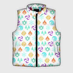 Мужской жилет GENSHIN IMPACT ЭМБЛЕМЫ