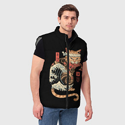 Мужской жилет Cat Wave, цвет: 3D-светло-серый — фото 2