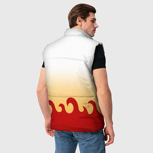 Мужской жилет ШИНДЖУРО РЕНГОКУ KNY / 3D-Черный – фото 4