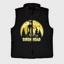 Мужской жилет Siren Head Yellow Moon, цвет: 3D-красный