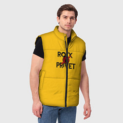 Мужской жилет Rock privet, цвет: 3D-черный — фото 2
