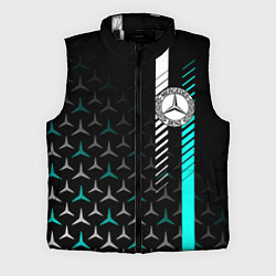 Мужской жилет МЕРСЕДЕС AQUA BLACK GRADIENT, цвет: 3D-черный