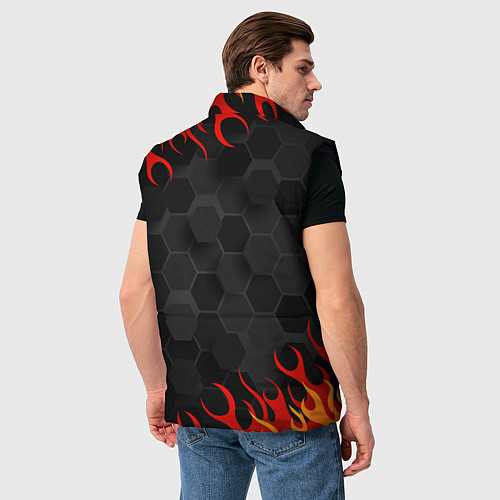 Мужской жилет Genshin Impact - Klee / 3D-Черный – фото 4