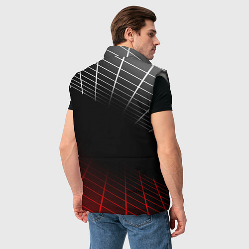 Мужской жилет HONDA ХОНДА СЕТКА / 3D-Светло-серый – фото 4