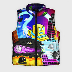 Мужской жилет Geometry Dash: Art, цвет: 3D-светло-серый