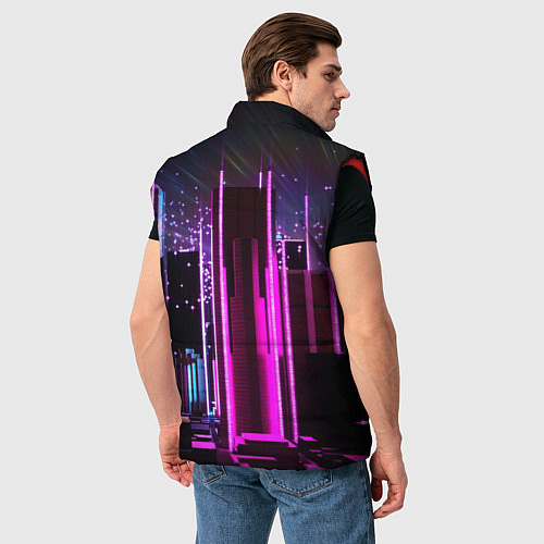 Мужской жилет PINK CITY / 3D-Красный – фото 4