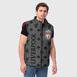 Мужской жилет LIVERPOOL ЛИВЕРПУЛЬ LV, цвет: 3D-красный — фото 2