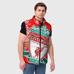 Мужской жилет LIVERPOOL ЛИВЕРПУЛЬ, цвет: 3D-черный — фото 2
