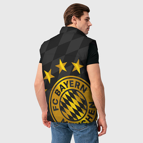 Мужской жилет ФК БАВАРИЯ BAYERN МЮНХЕН / 3D-Черный – фото 4