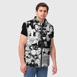 Мужской жилет Магическая Битва, цвет: 3D-черный — фото 2