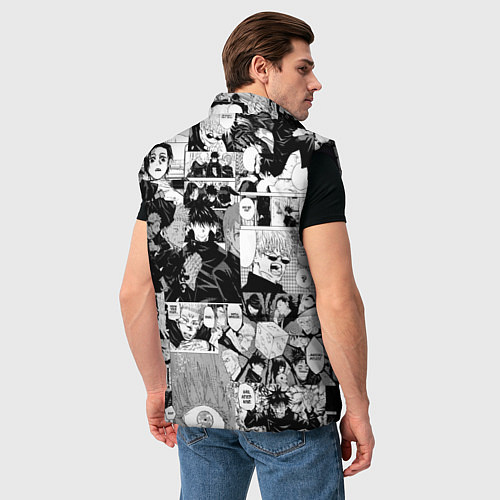 Мужской жилет Магическая Битва / 3D-Черный – фото 4