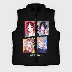 Мужской жилет Kaguya-sama Love Is War, цвет: 3D-черный