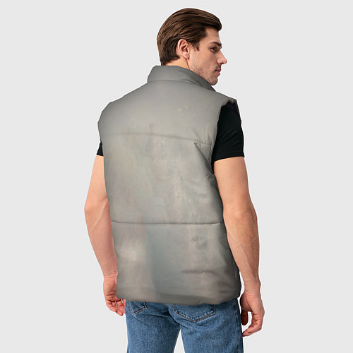Мужской жилет Лиса маслом / 3D-Черный – фото 4