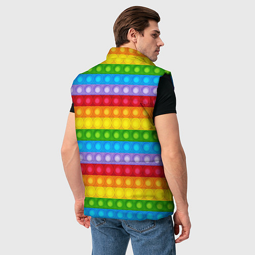 Мужской жилет Pop It / 3D-Черный – фото 4