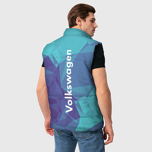 Мужской жилет VOLKSWAGEN / 3D-Черный – фото 4