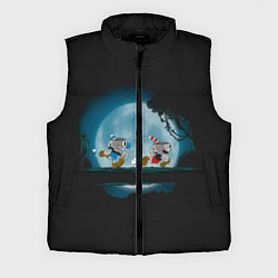 Мужской жилет Ночная прогулка, цвет: 3D-черный