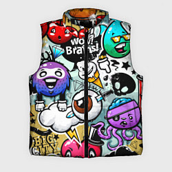 Мужской жилет Граффити, цвет: 3D-черный