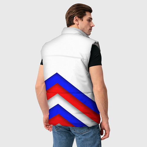 Мужской жилет РОССИЯ ФОРМА АБСТРАКТНЫЙ / 3D-Светло-серый – фото 4