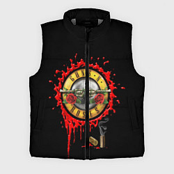 Мужской жилет GUNS N ROSES, цвет: 3D-светло-серый