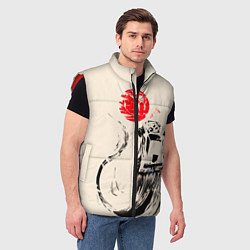 Мужской жилет Flying car, цвет: 3D-красный — фото 2