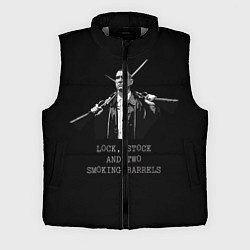 Мужской жилет Карты Деньги 2 Ствола Боевик, цвет: 3D-светло-серый